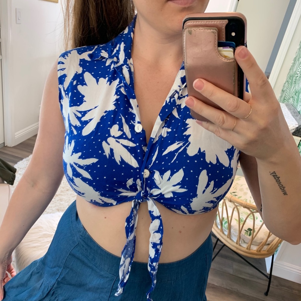 Rockabilly tie top vintage M